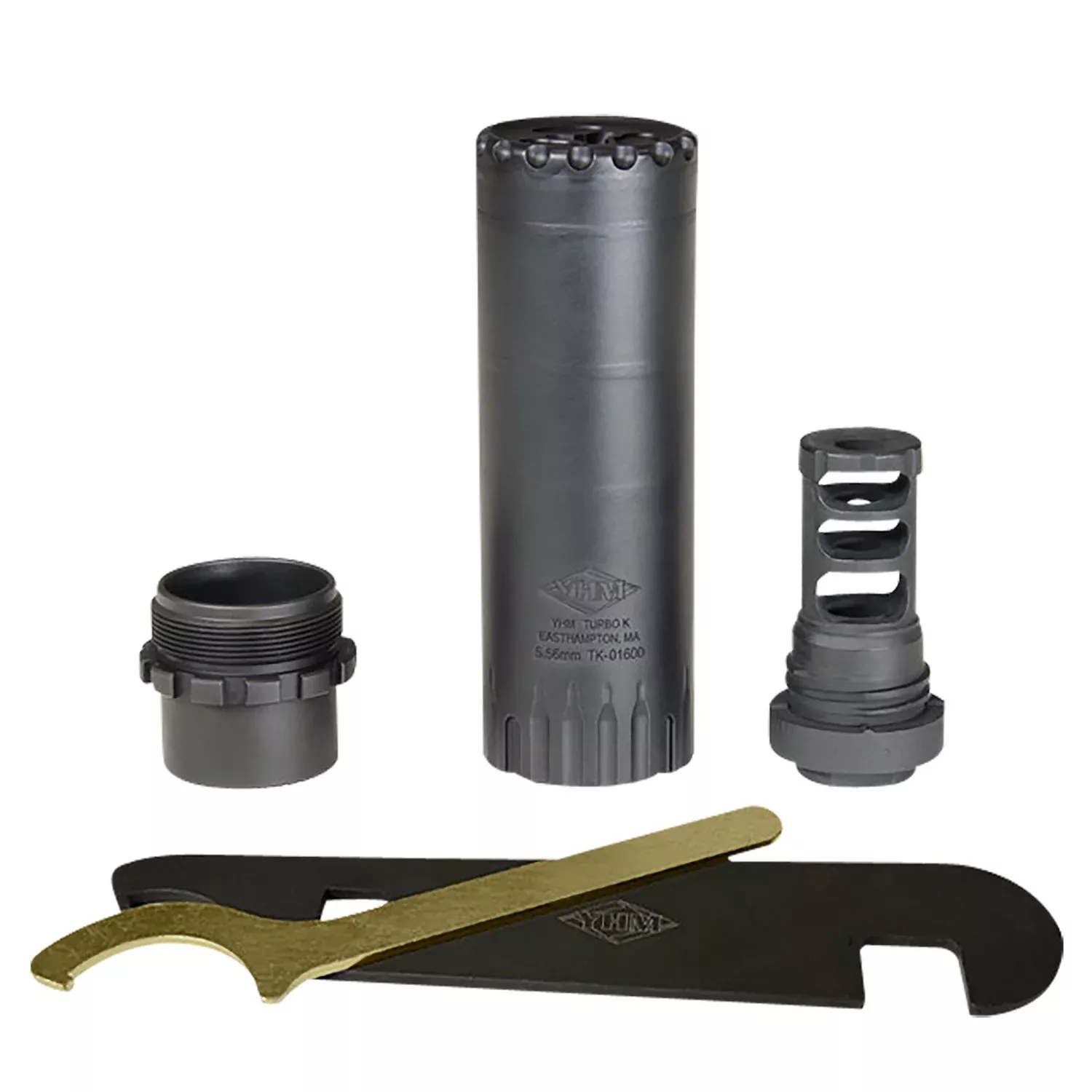 Yankee Hill 2180MB28 Turbo K RB 5.56x45mm NATO, 4.90″ L, Black Stainless Steel, Phantom QD Adapter, 1/2″-28 tpi Muzzle Brake