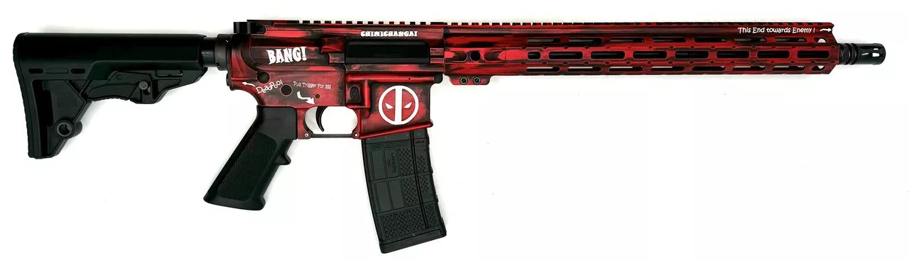 ZEUS ARMS AETHER DEADPOOL 5.56 RIFLE 16″ 1-30RD MAG