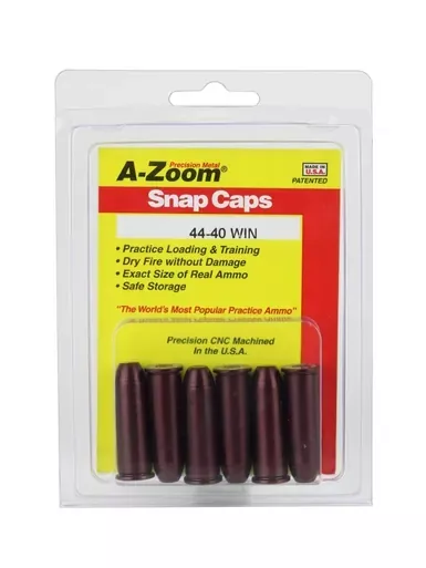 A-Zoom 44-40 Win Snap Caps, 6 Pk