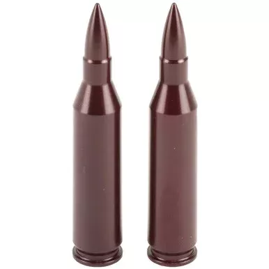 A-ZOOM Action Proving Dummy Round, Snap Cap 243 Winchester Aluminum 2PK